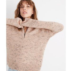 Madewell Half-Zip Popover Sweater